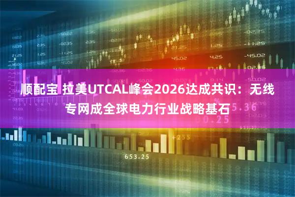 顺配宝 拉美UTCAL峰会2026达成共识：无线专网成全球电力行业战略基石
