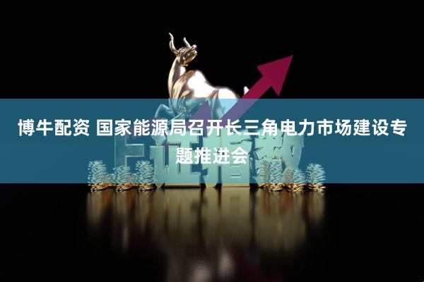 博牛配资 国家能源局召开长三角电力市场建设专题推进会